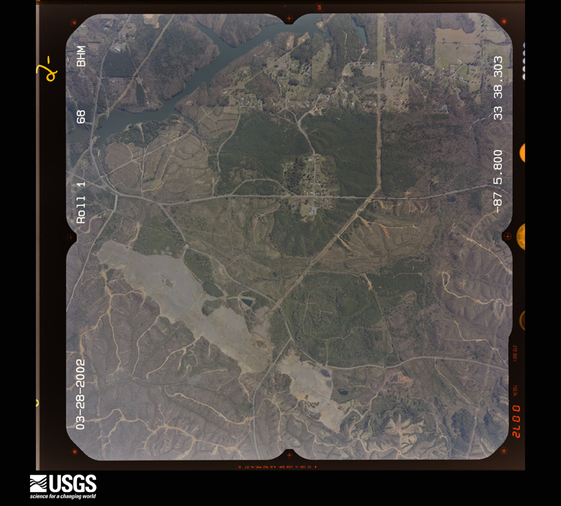 U.S. Geological Survey aerial photograph, 2002-03-28, scale 1:15000