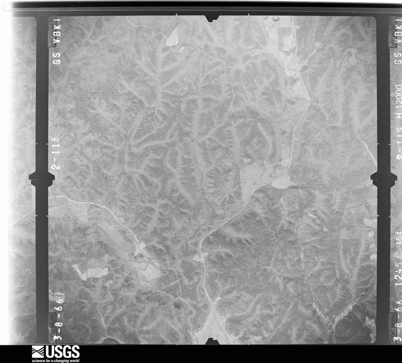 U.S. Geological Survey aerial photograph, 1966-03-08, scale 1:24000
