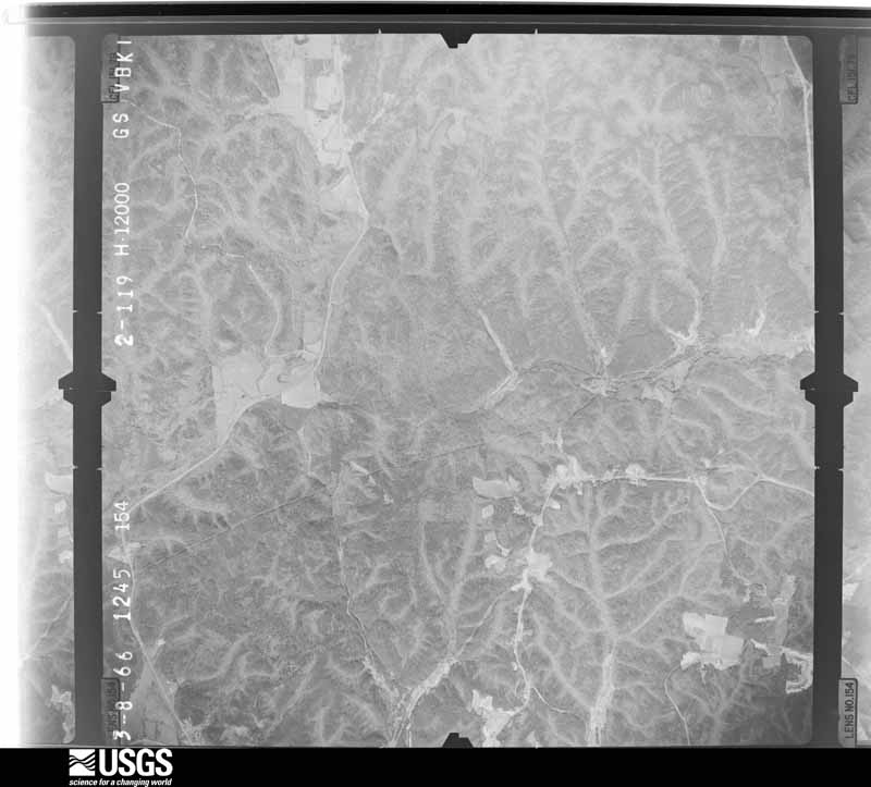 U.S. Geological Survey aerial photograph, 1966-03-08, scale 1:24000