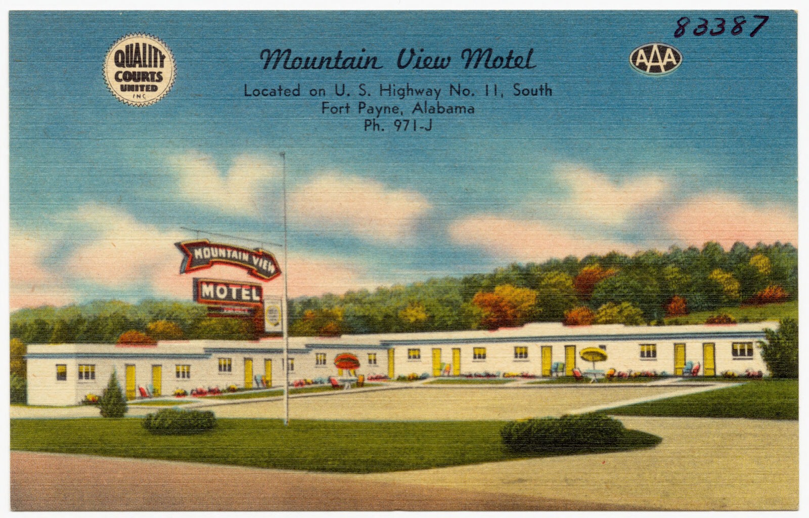 Mountain View Motel, Boston Public Library - undated