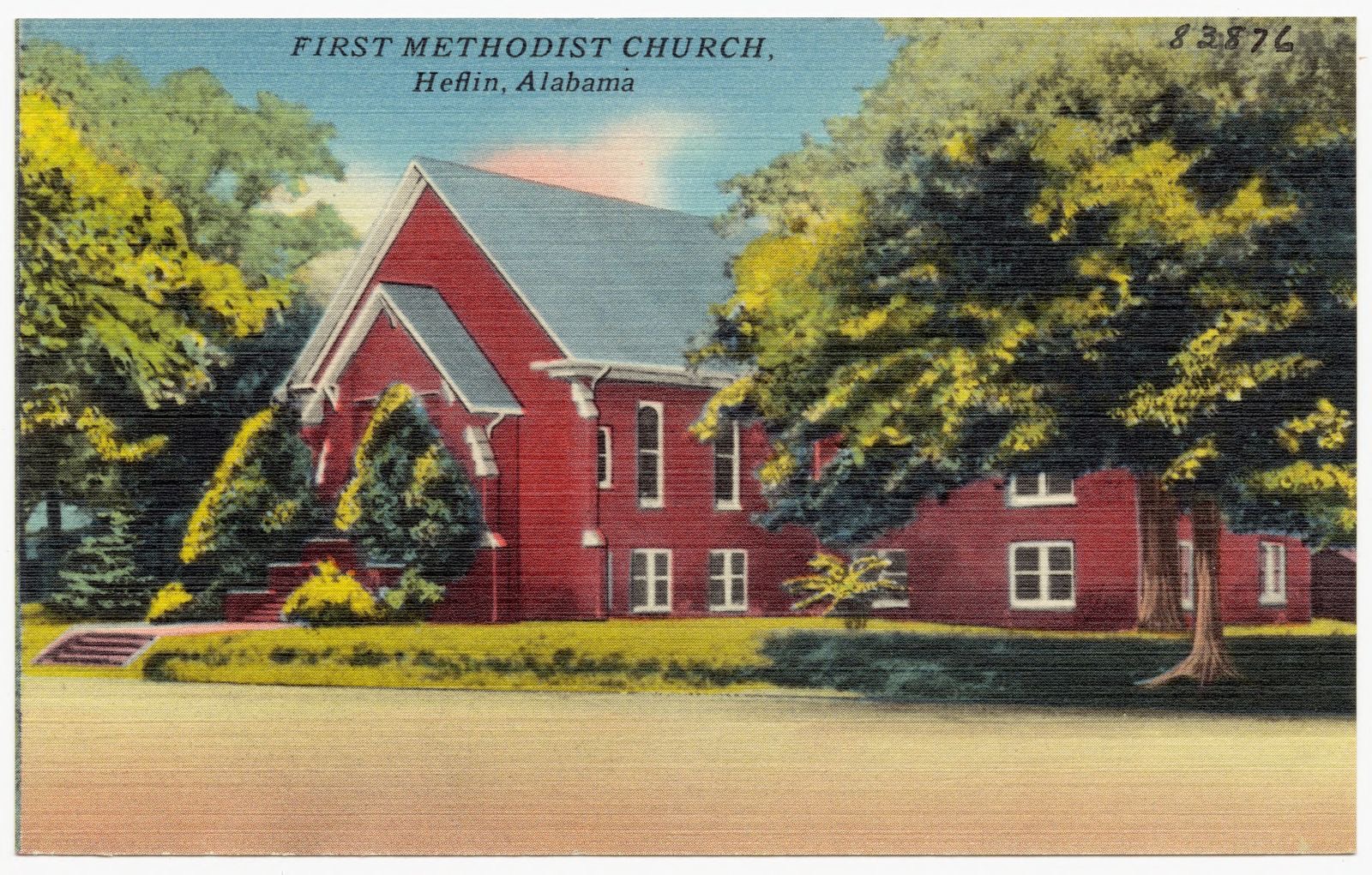 First Methodist Church, Heflin, Alabama, Boston Public Library - undated