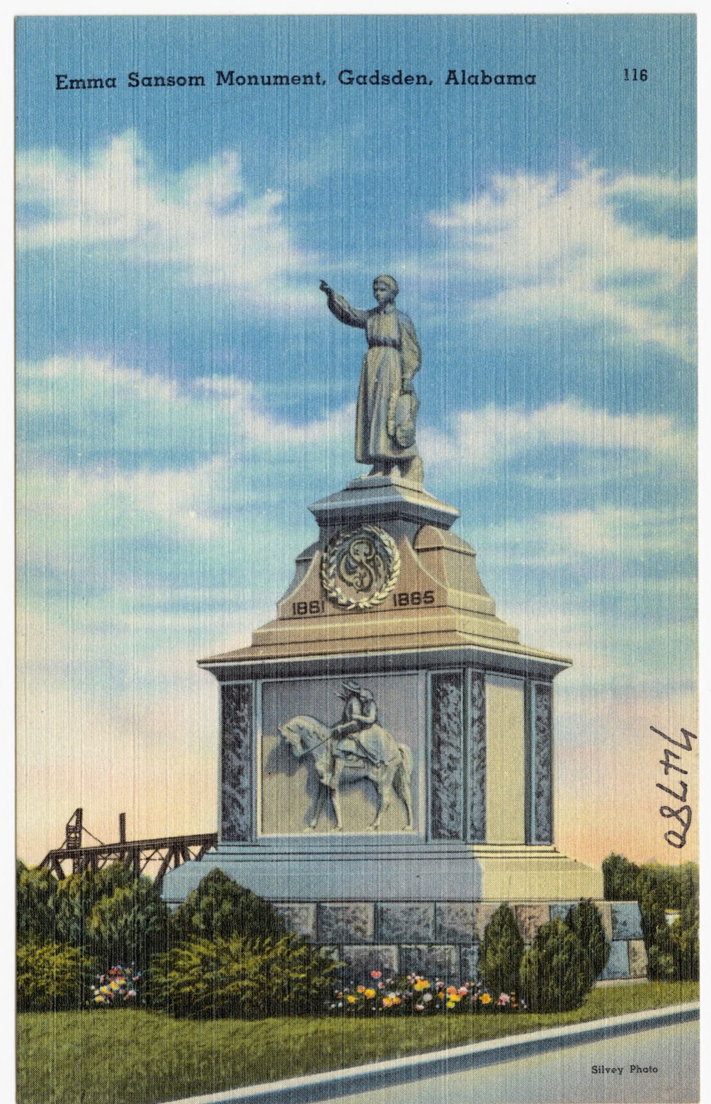 Emma Sansom Monument, Gadsden, Alabama, Boston Public Library - undated
