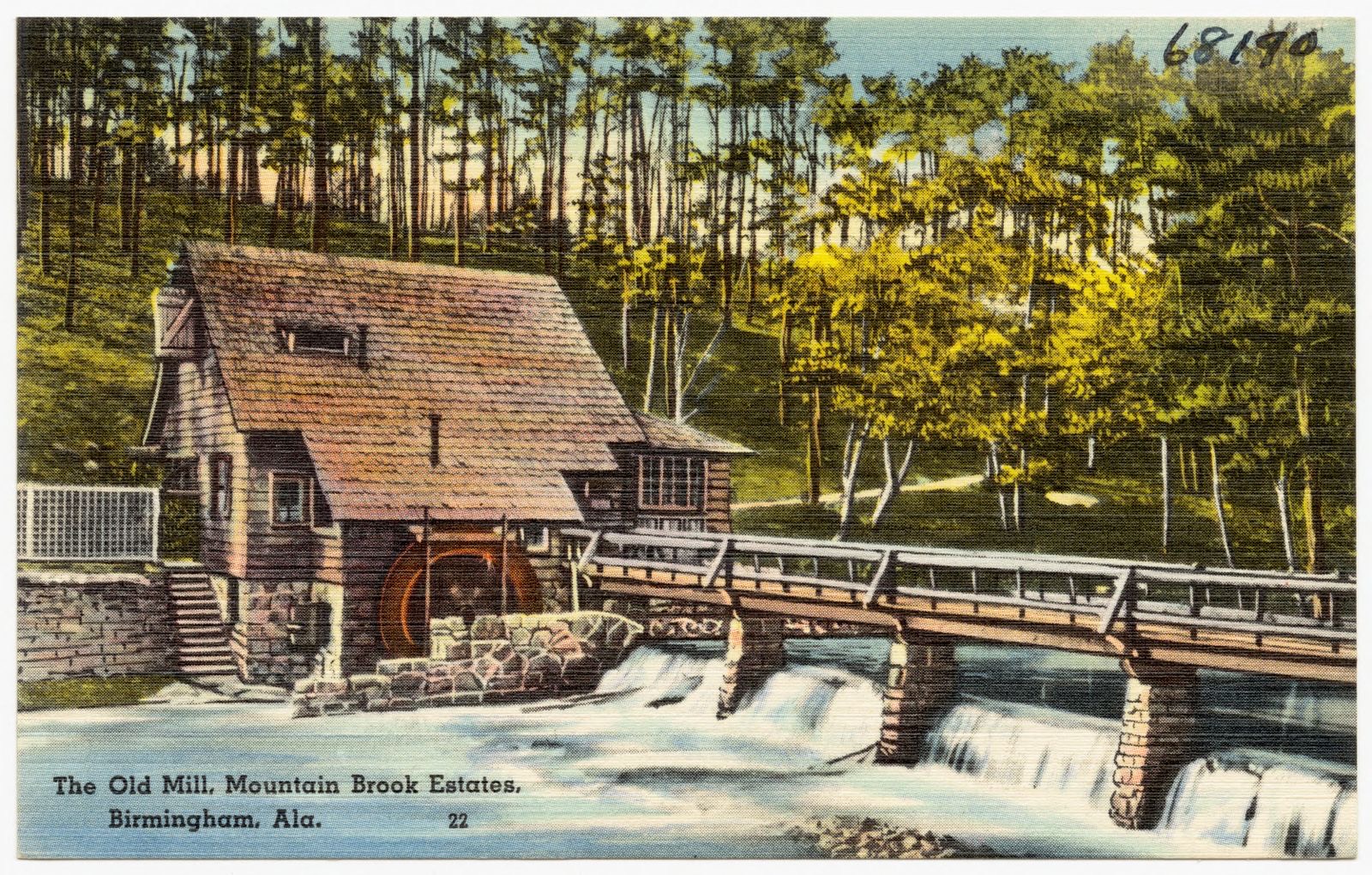 The Old Mill, Mountain Brook Estates, Birmingham, Ala., Boston Public Library - undated