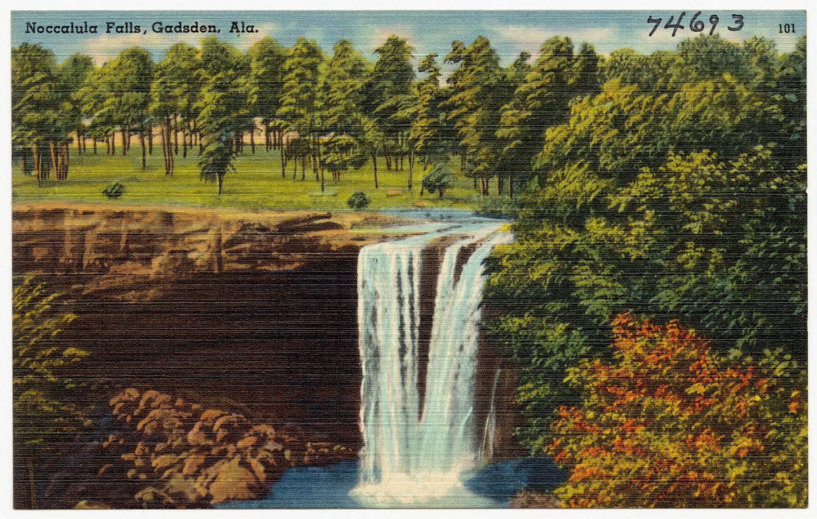 Noccalula Falls, Gadsden, Ala., Boston Public Library - undated