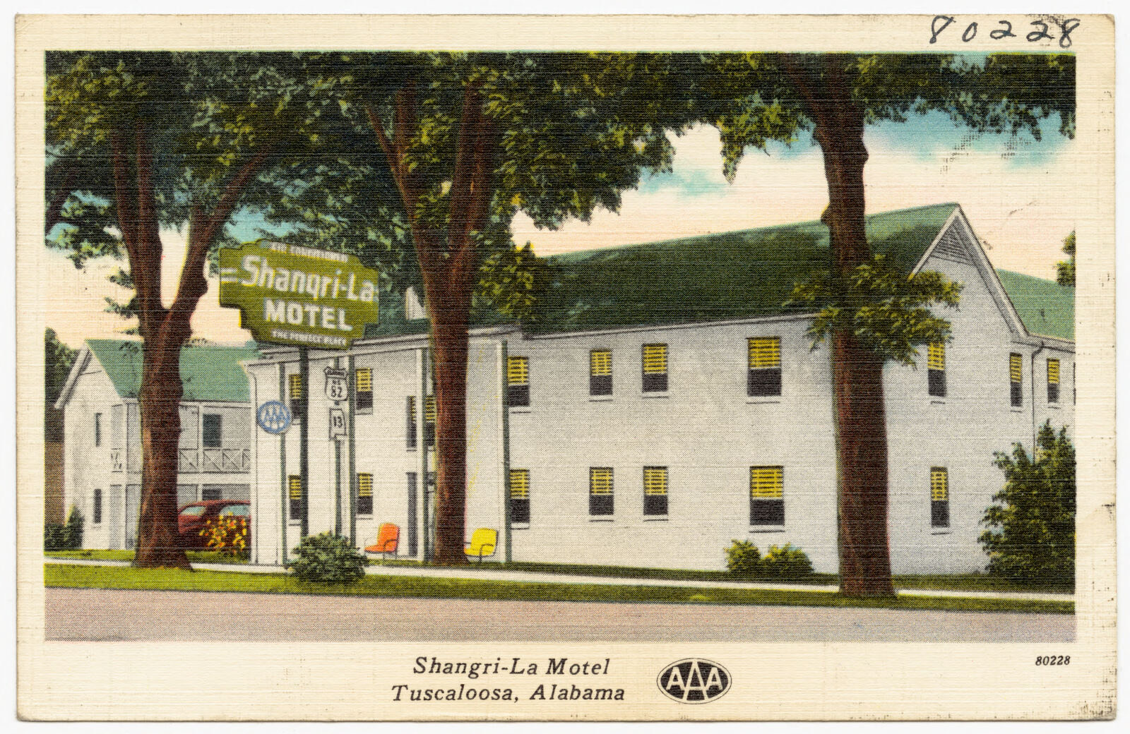 Shangri-La Motel, Tuscaloosa, Alabama, Boston Public Library - undated