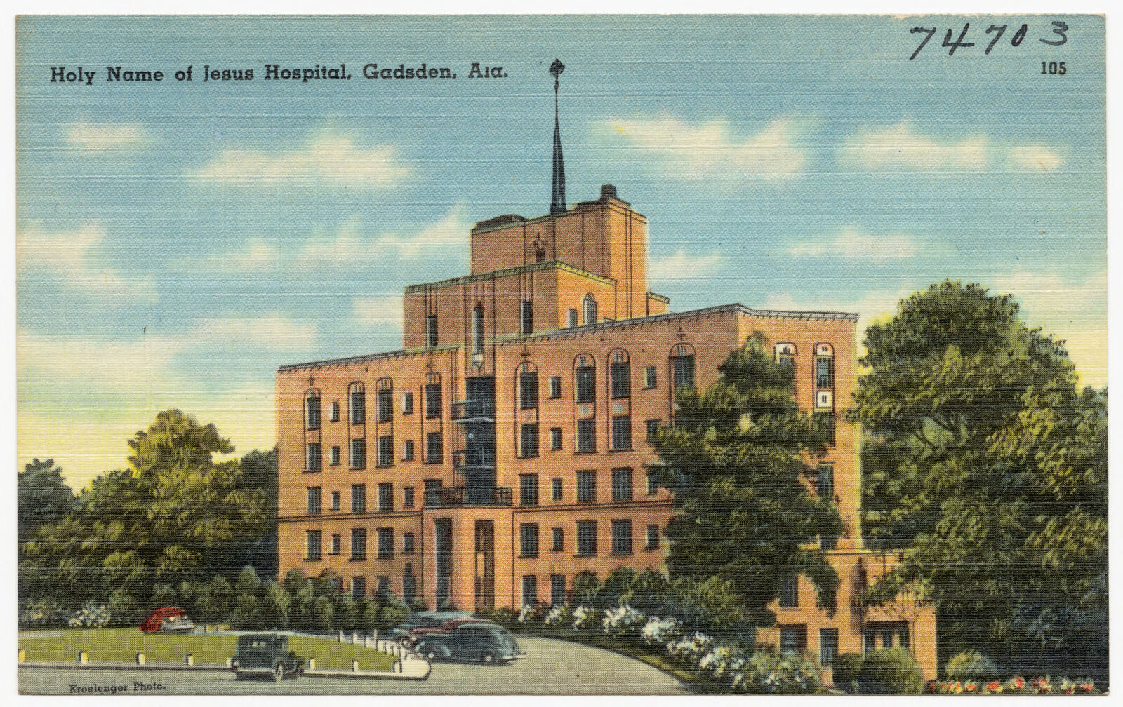 Holy Name of Jesus Hospital, Gadsden, Ala., Boston Public Library - undated