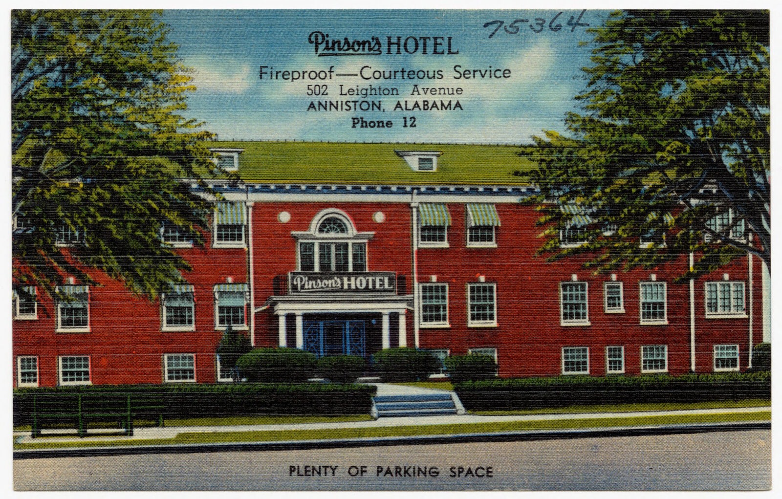 Pinson's Hotel, Boston Public Library - undated
