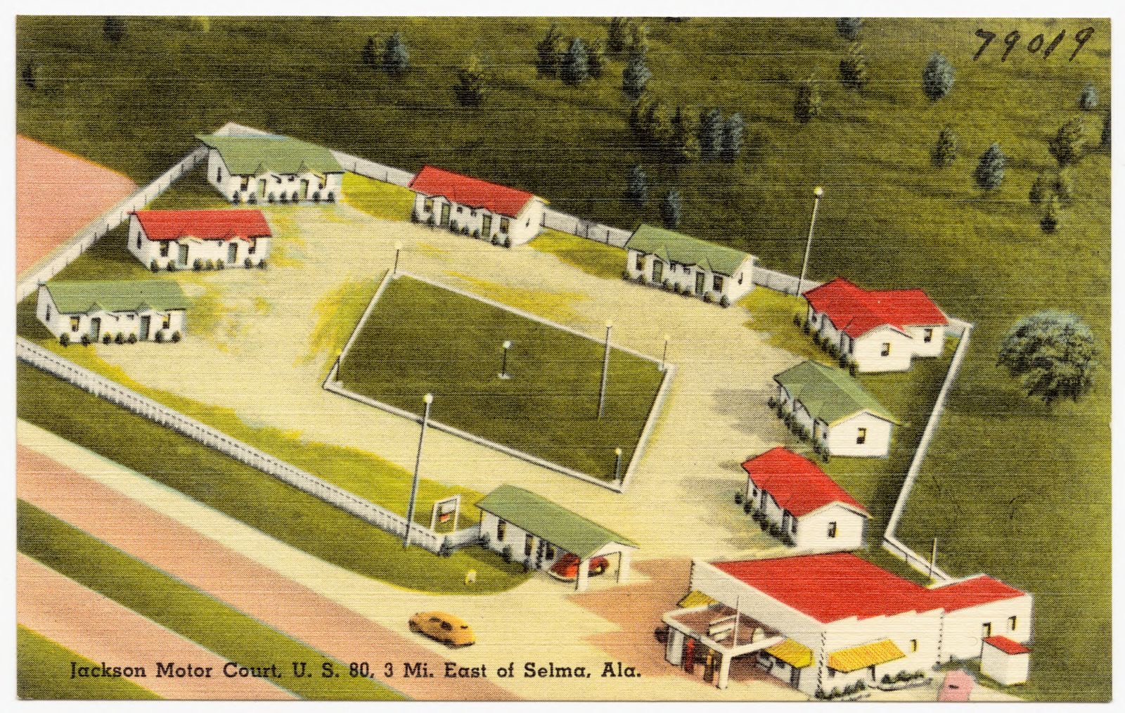Jackson Motor Court, U.S. 80, 3 mi. east of Selma, Ala., Boston Public Library - undated