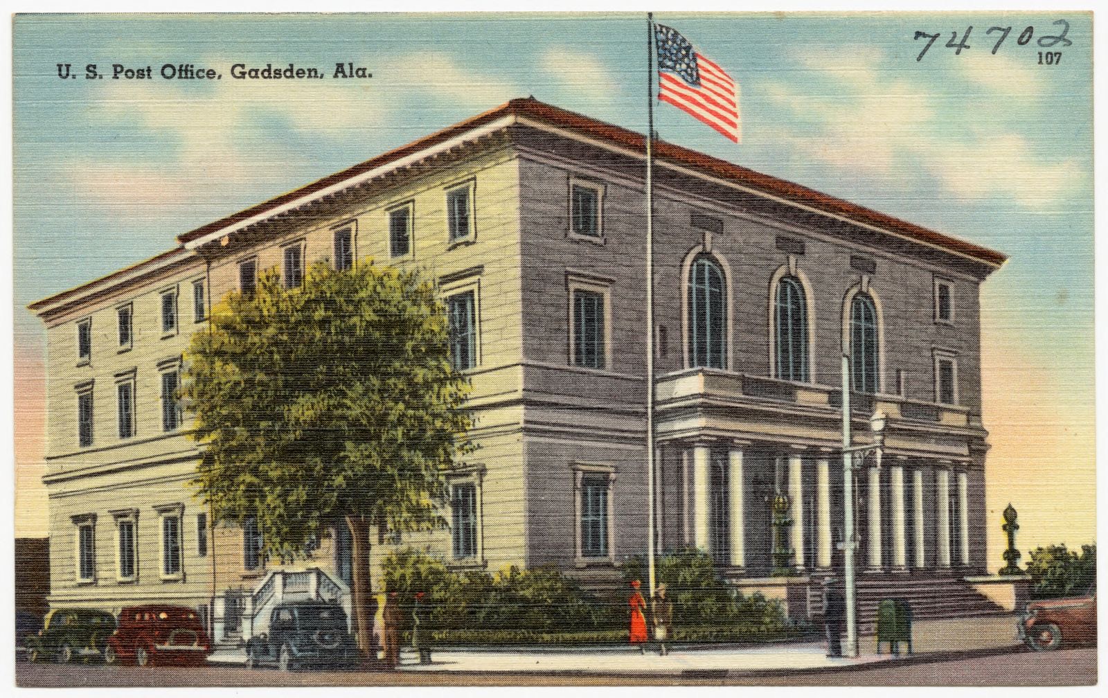 U.S. Post Office, Gadsden, Ala., Boston Public Library - undated