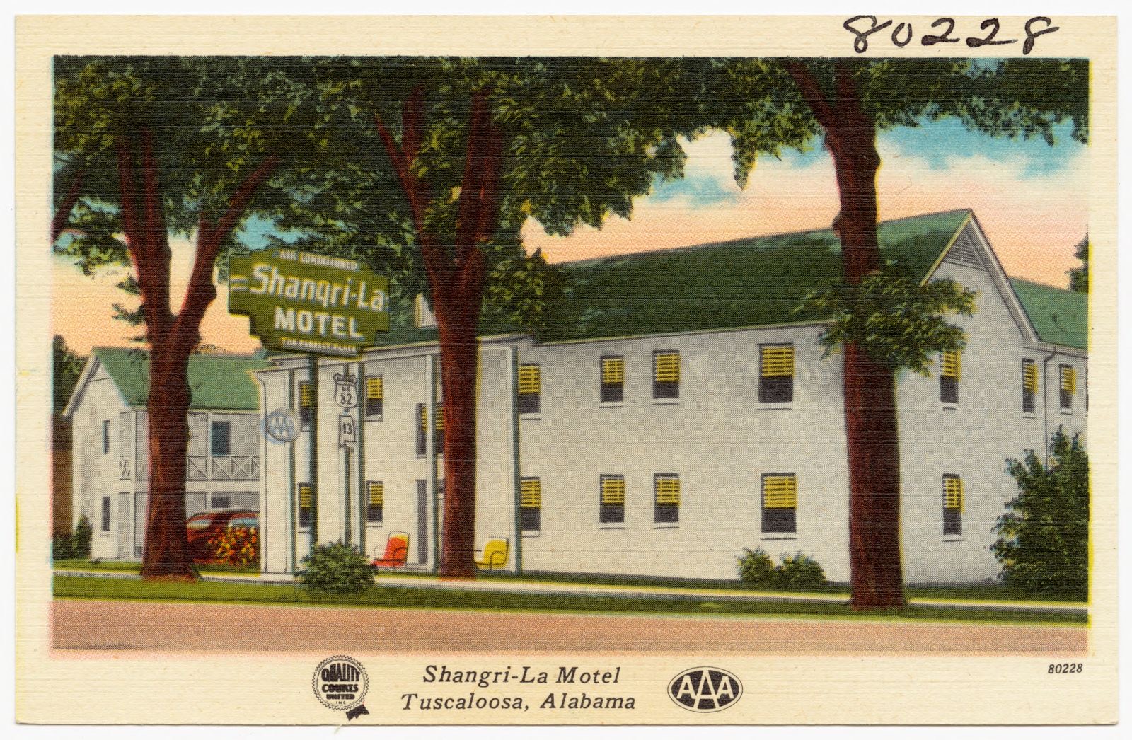 Shangri-La Motel, Tuscaloosa, Alabama, Boston Public Library - undated