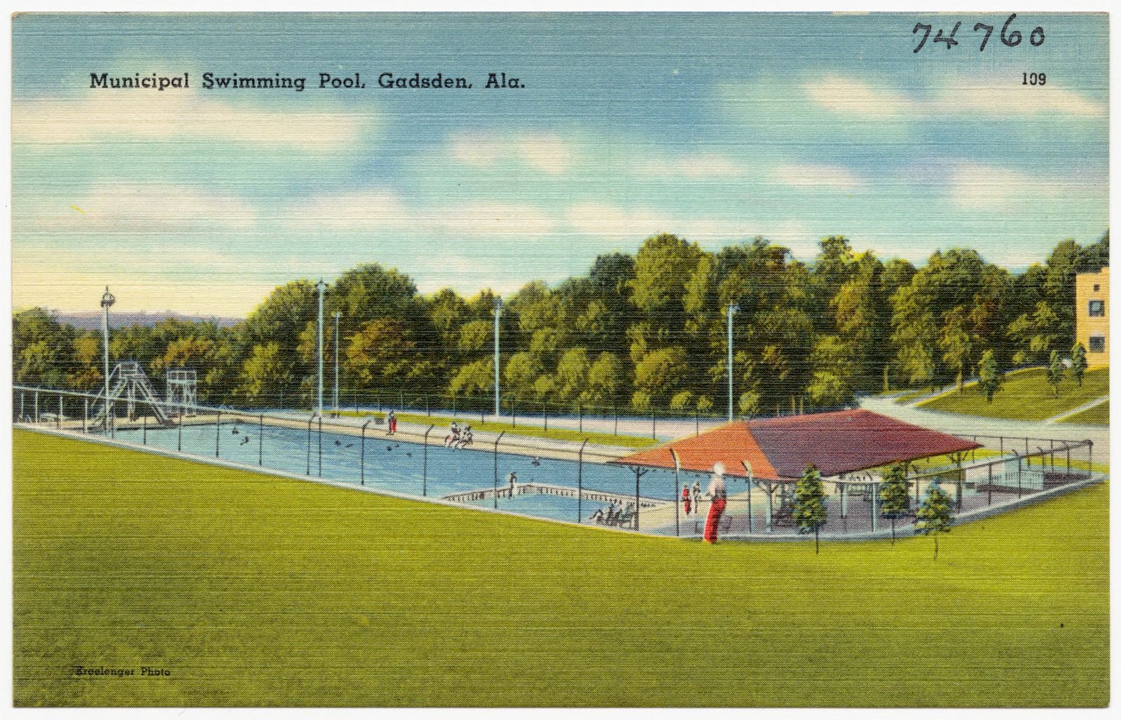 Municipal swimming pool, Gadsden, Ala., Boston Public Library - undated