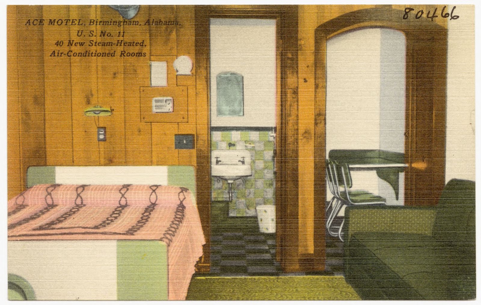 Ace Motel, Birmingham, Alabama, Boston Public Library - undated