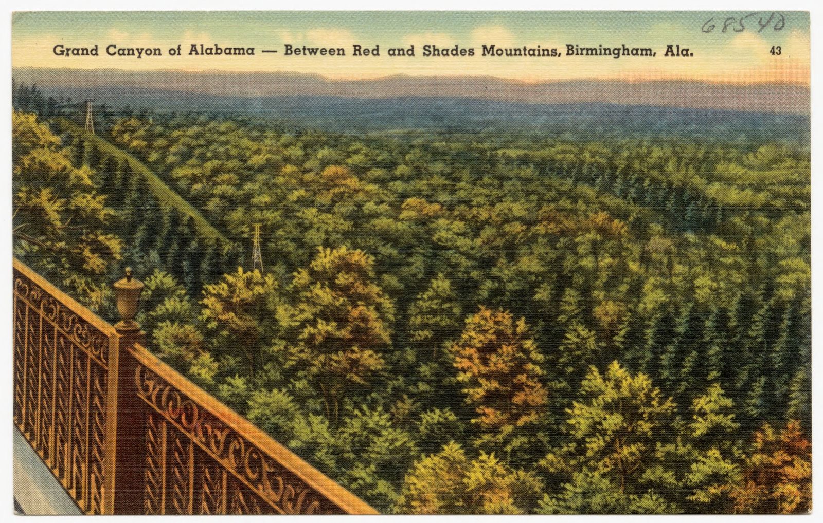 Grand Canyon of Alabama, between Red and Shades Mountains, Birmingham, Ala., Boston Public Library - undated