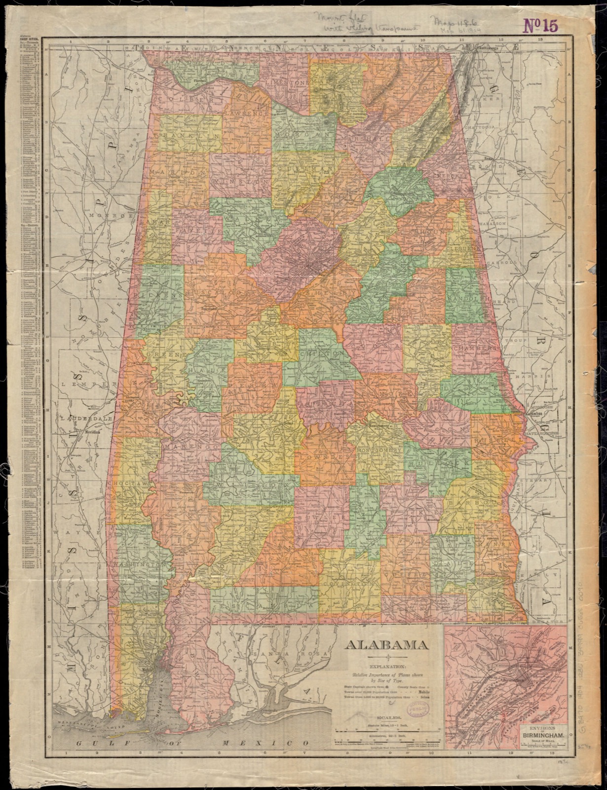 Alabama, Boston Public Library - undated