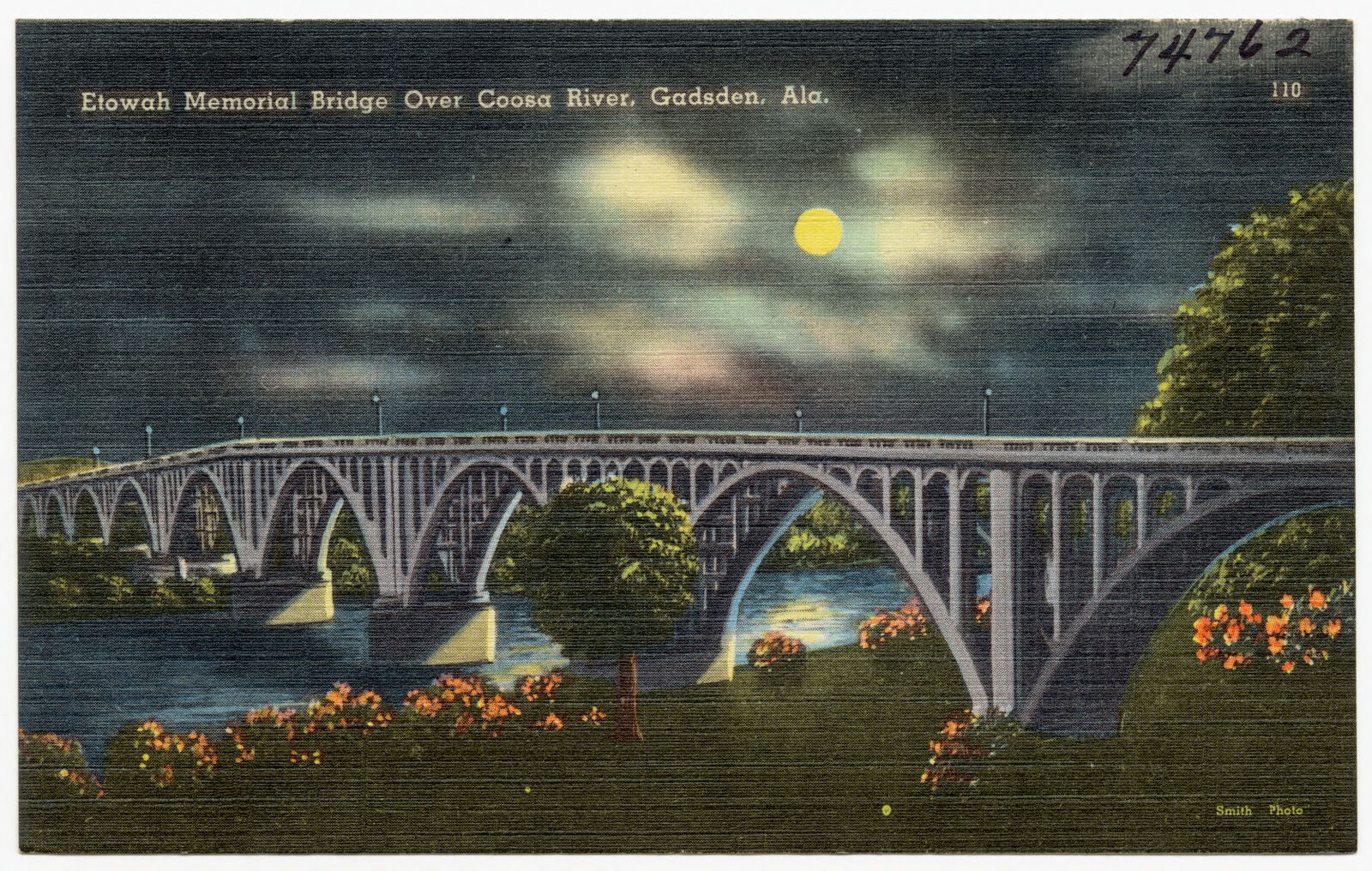 Etowah memorial bridge over Coosa River, Gadsden, Ala., Boston Public Library - undated