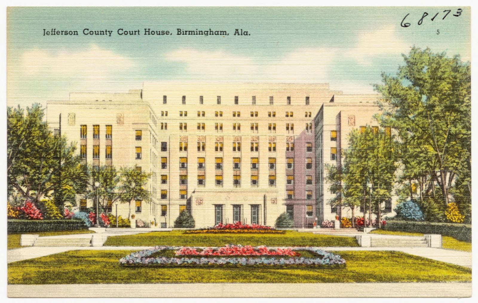 Jefferson County Court House, Birmingham, Ala., Boston Public Library - undated