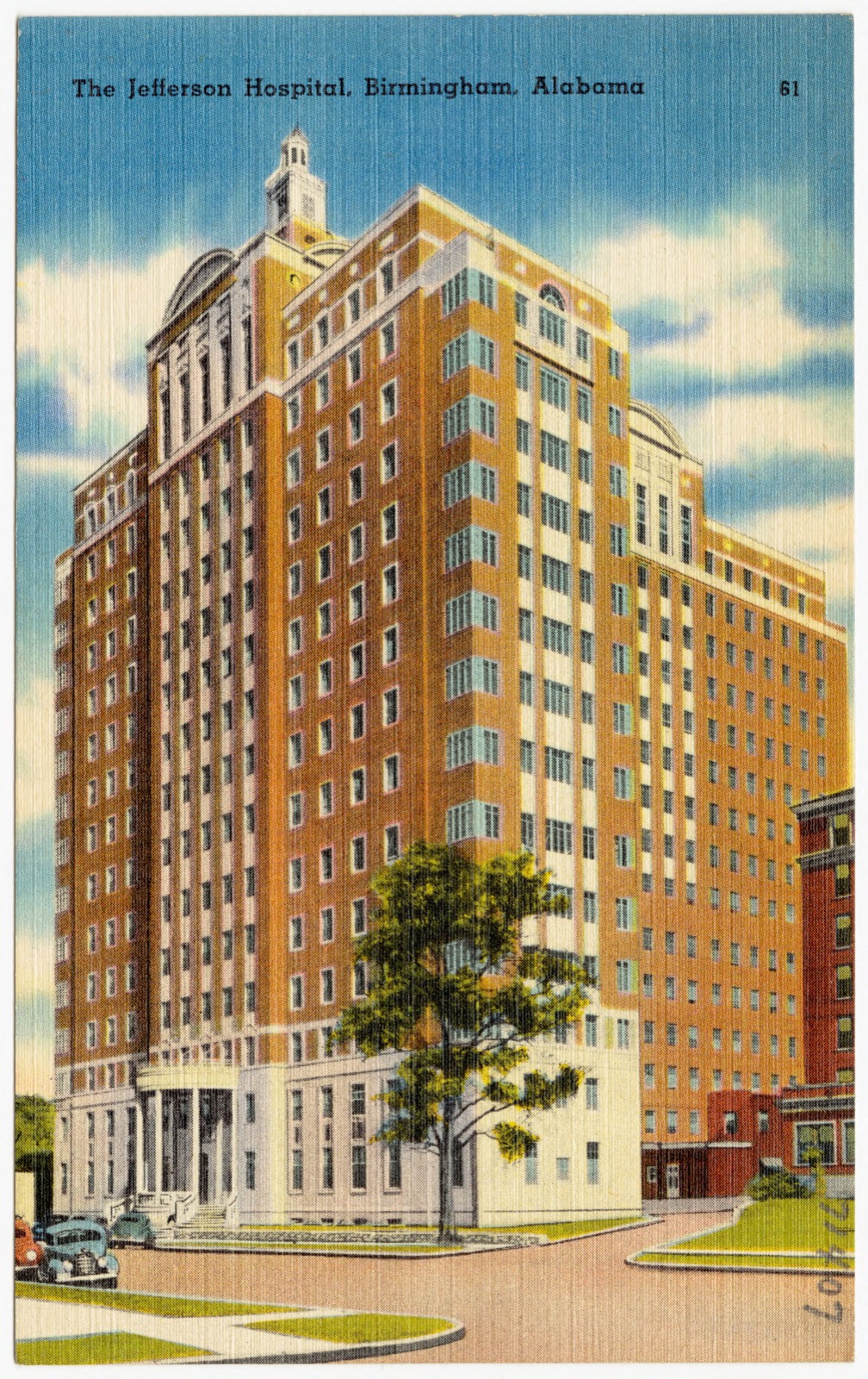 The Jefferson Hospital, Birmingham, Alabama, Boston Public Library - undated