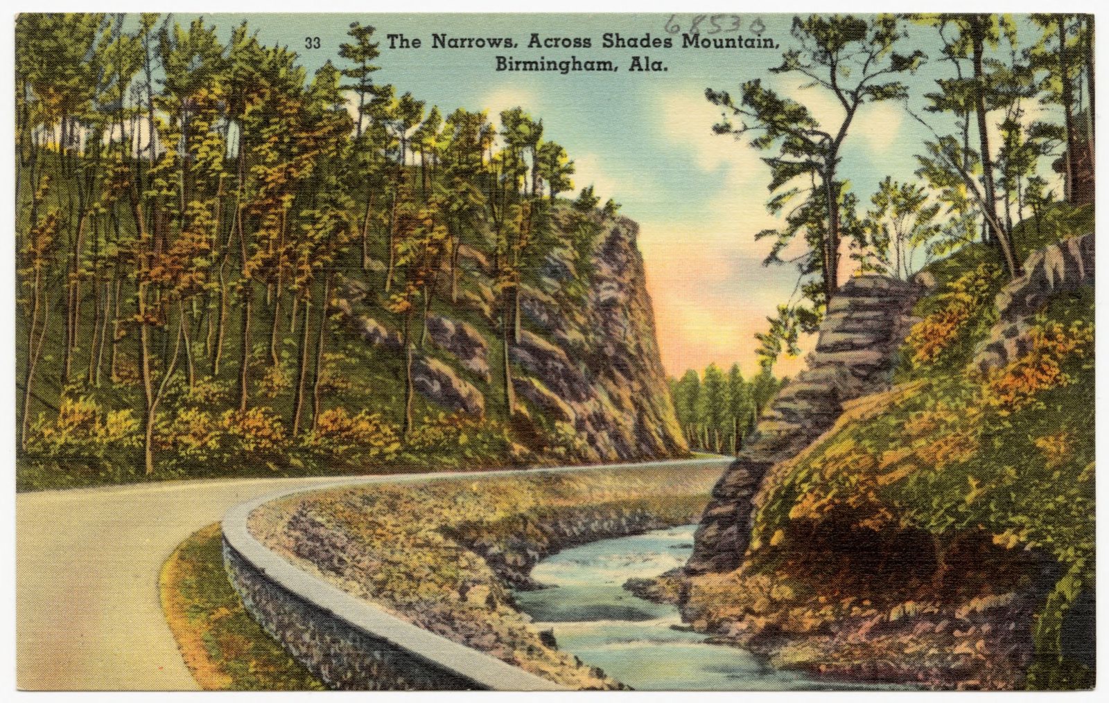 The Narrows, across Shade Mountain, Birmingham, Ala., Boston Public Library - undated