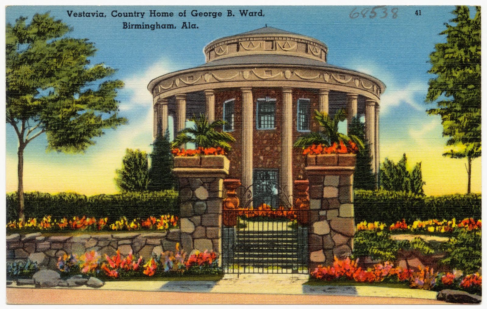 Vestavia, Country home of George B. Ward, Birmingham, Ala., Boston Public Library - undated