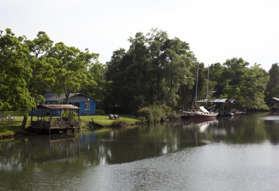 Beautiful communities and rural scenes in Baldwin County, Alabama. Pecan trees are abundant