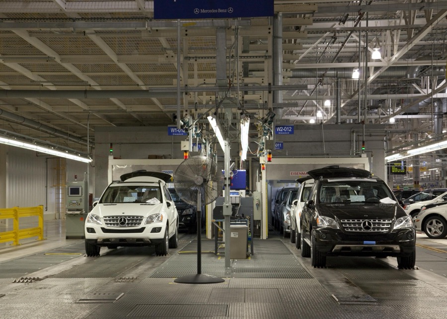 Mercedes-Benz U.S. International Plant located in Tuscaloosa County, Alabama