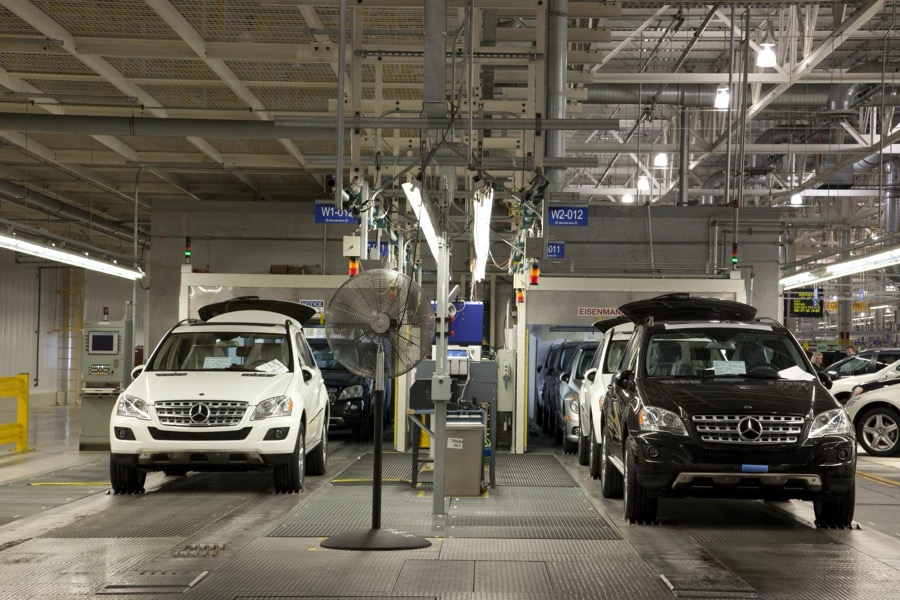 Mercedes-Benz U.S. International Plant located in Tuscaloosa County, Alabama