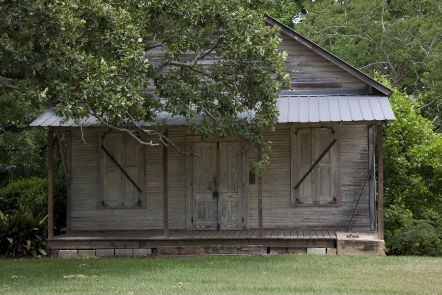 Old family store constructed in the late 1800s in Leroy, Washington County, Alabama
