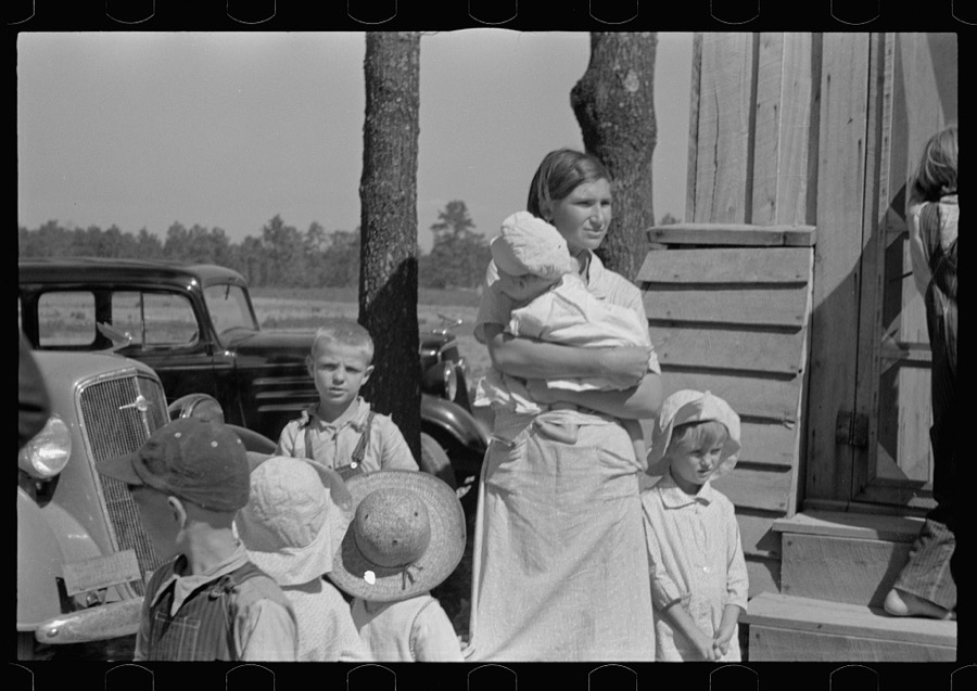 Wife and children of resettled farmer, Jackson County, Alabama