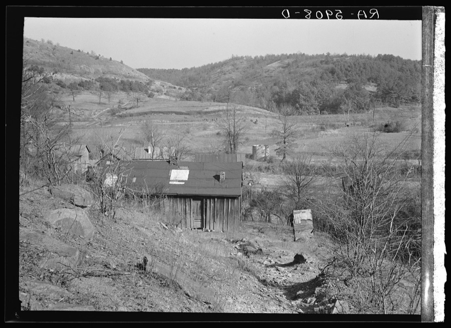 Rural slum near Birmingham, Alabama