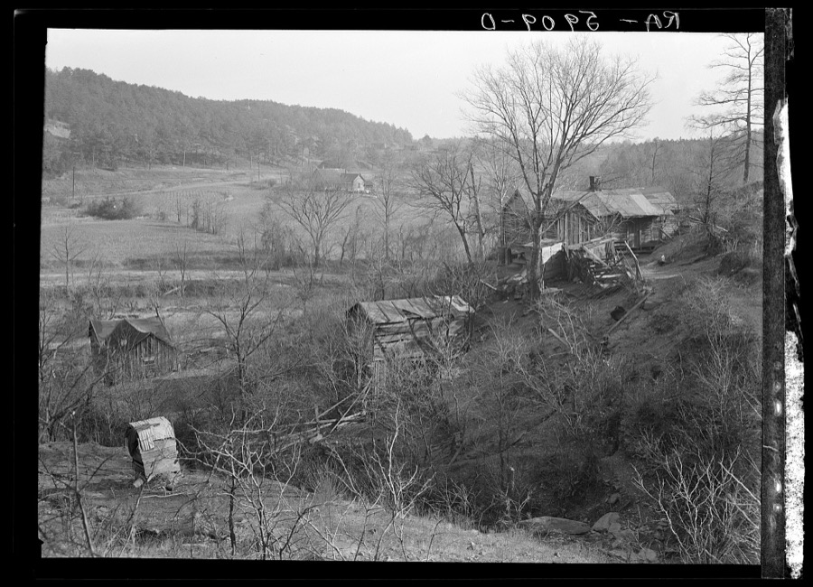 Rural slum area near Birmingham, Alabama