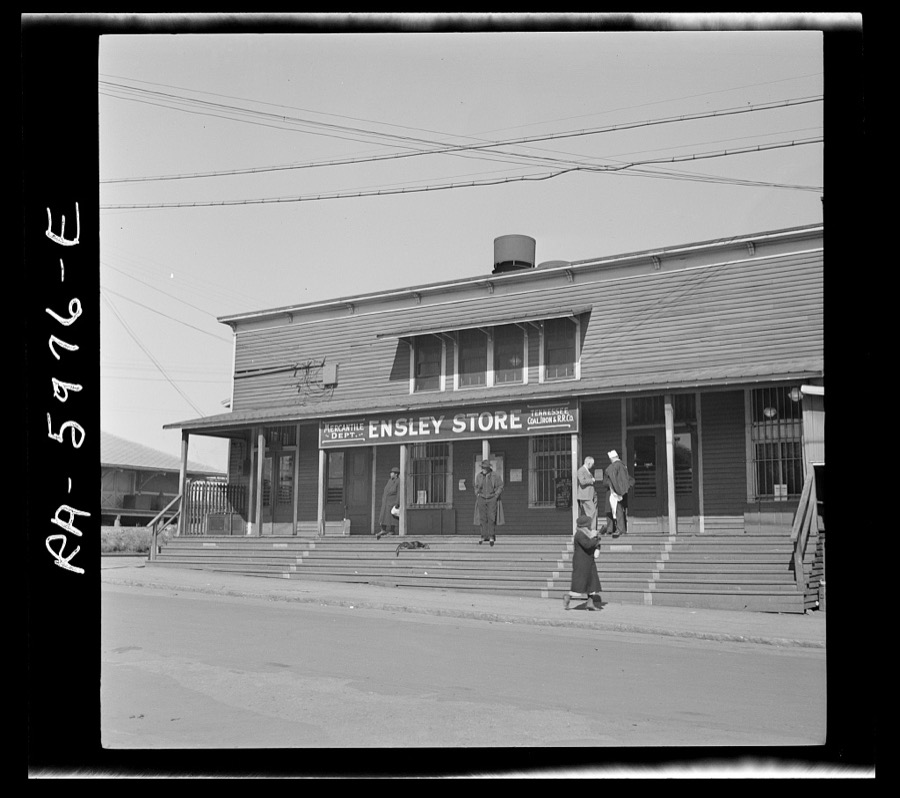 Company store for steel workers. Ensley, Alabama