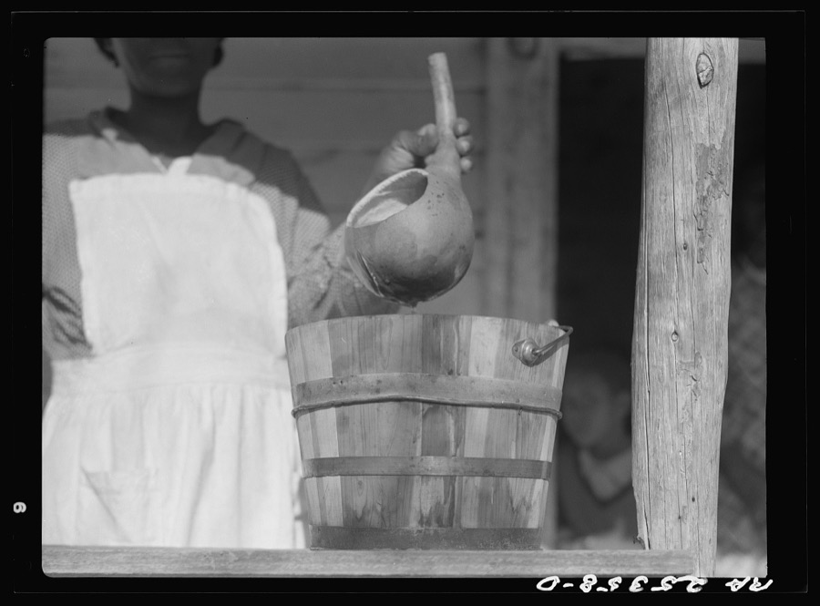 Woman on the Gees Bend Plantation. Wilcox County, Alabama