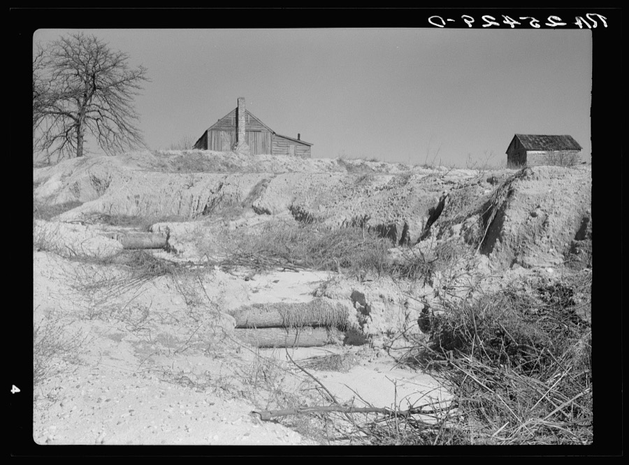 Erosion. Macon County, Alabama