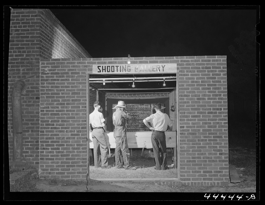 A newly-constructed shooting gallery in Childersburg, Alabama