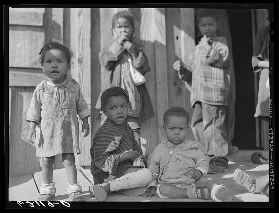 Front porch of sharecropper home. Etowah County, Alabama