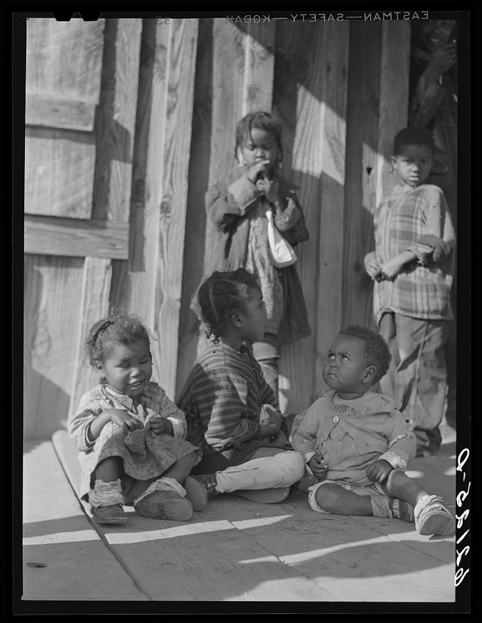 Front porch of sharecropper home. Etowah County, Alabama