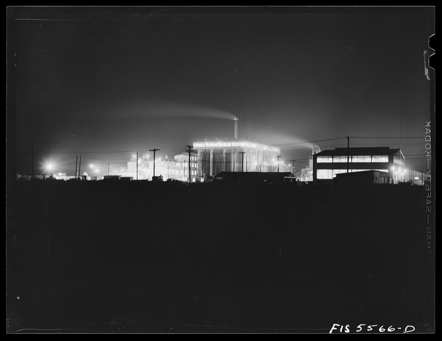 Sheffield, Alabama. Reynolds Metal Company. Part of the Reynolds metal plant