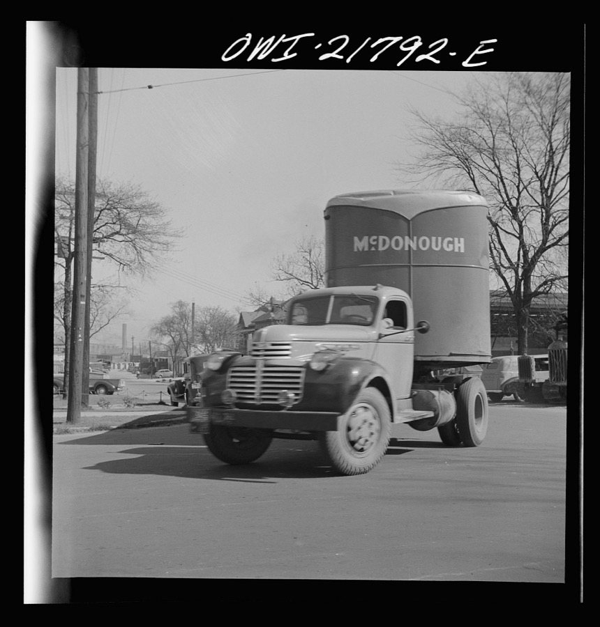 Montgomery, Alabama. Truck and trailer