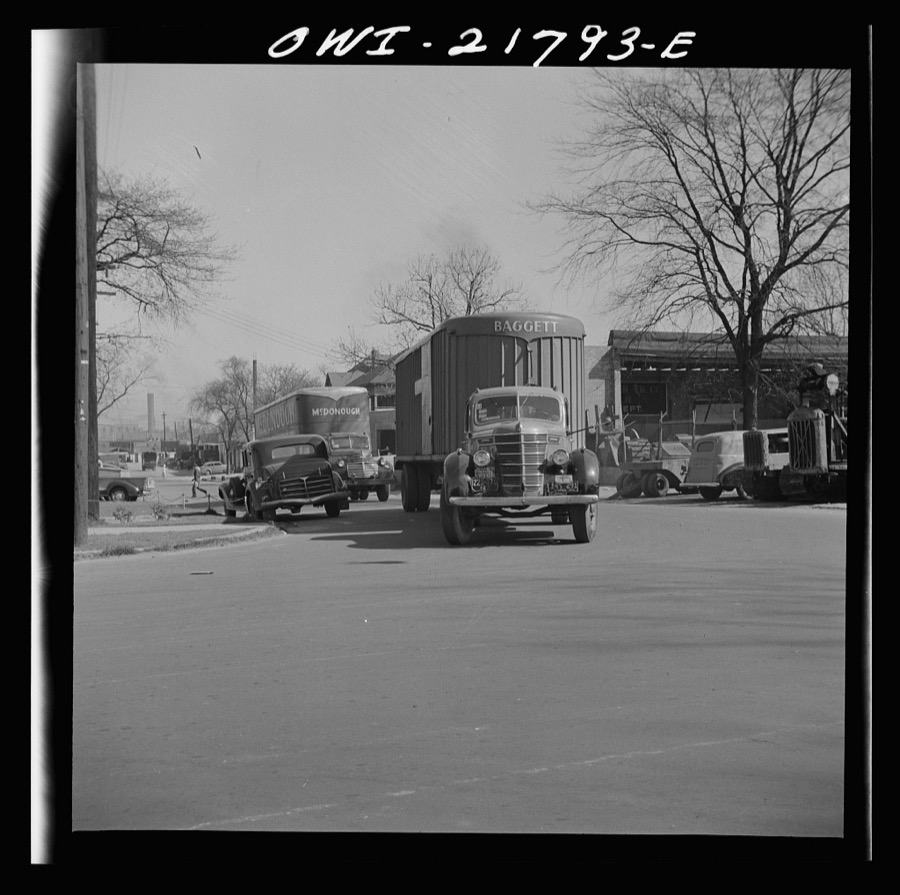 Montgomery, Alabama. Truck and trailer