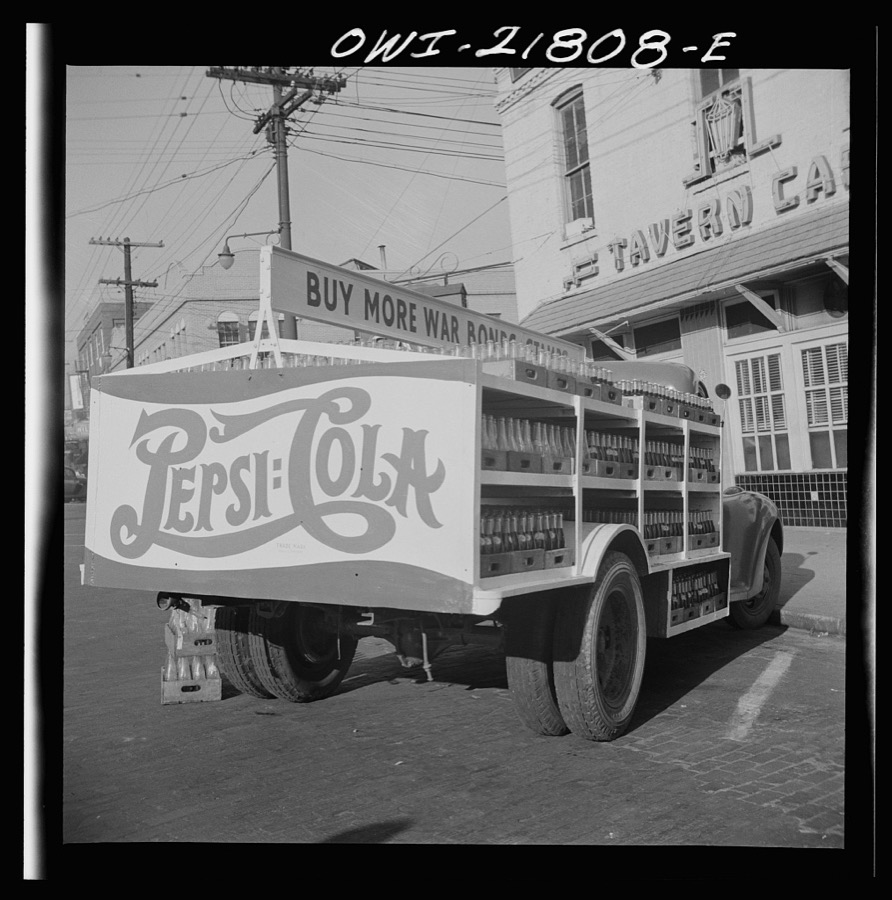 Montgomery, Alabama. Soft drink truck