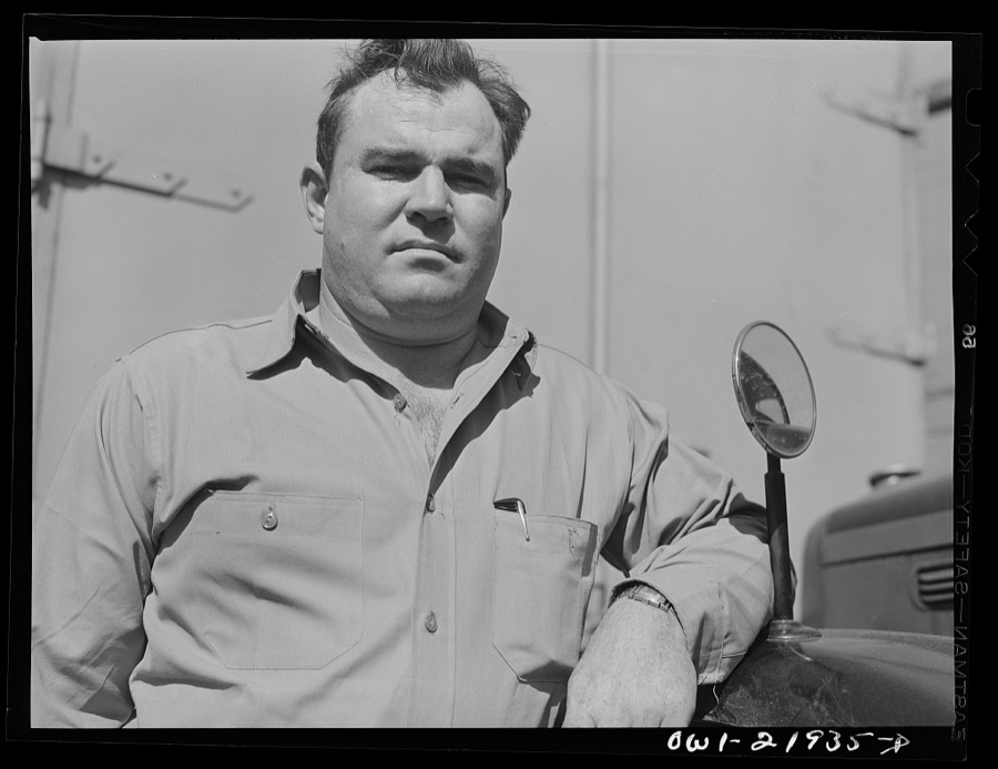 Montgomery, Alabama. Marvin Johnson, truck driver
