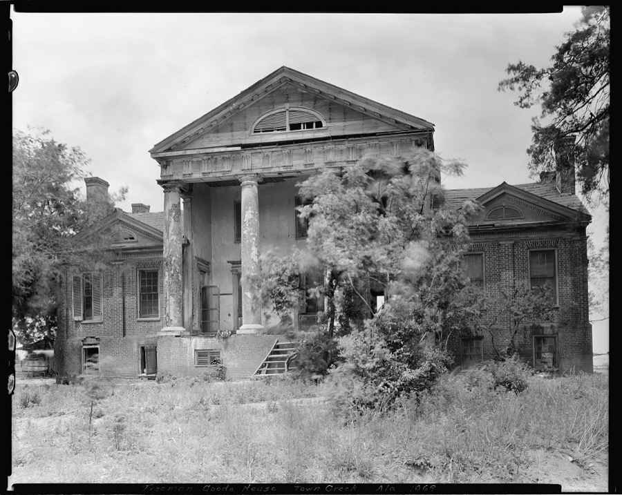 Freeman Goode Mansion, Town Creek vic., Lawrence County, Alabama