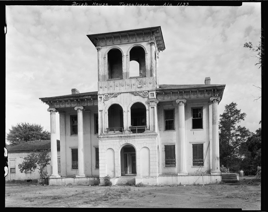 Drish House, 23rd Ave. & 18th, Tuscaloosa, Tuscaloosa County, Alabama
