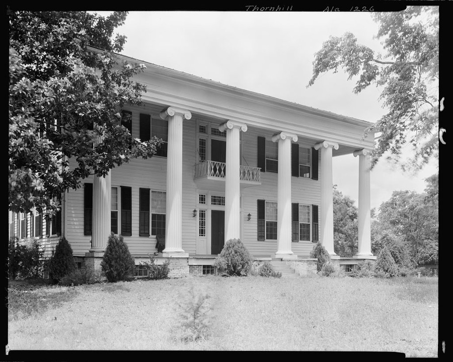 Thornhill & school bldg., Watsonia, Greene County, Alabama