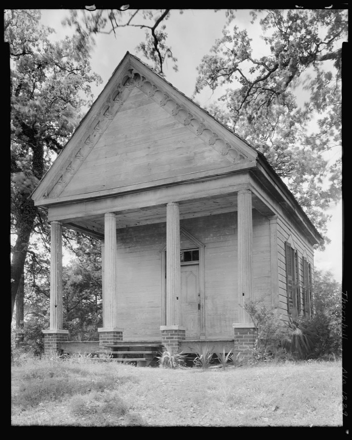 Thornhill & school bldg., Watsonia, Greene County, Alabama