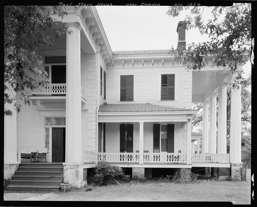 Paul Starr House, Camden vic., Wilcox County, Alabama