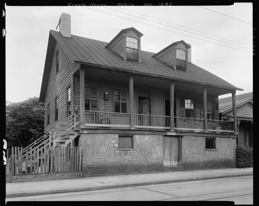 Creole House, 605 St. Francis St., Mobile, Mobile County, Alabama