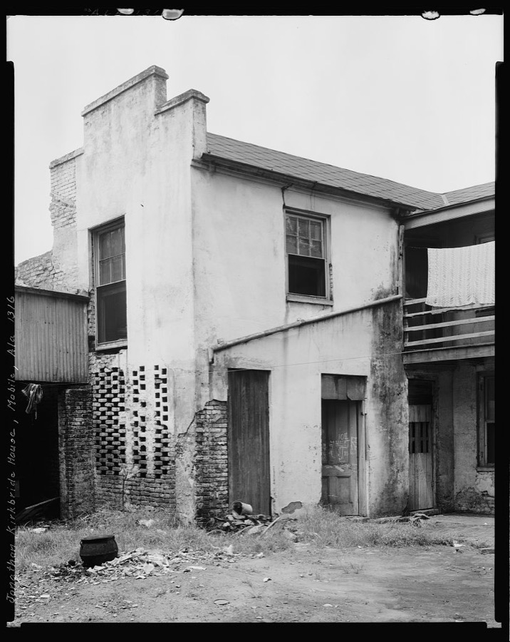 Jonathan Kirkbride House, 104 Theatre St., Mobile, Mobile County, Alabama