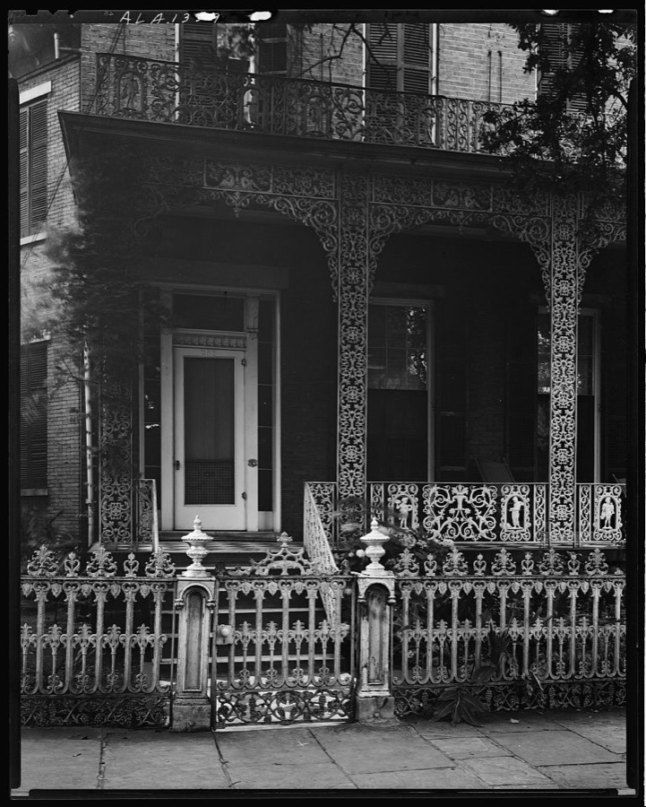 McMillan House, 256 Joachim St., Ironwork, Mobile, Mobile County, Alabama