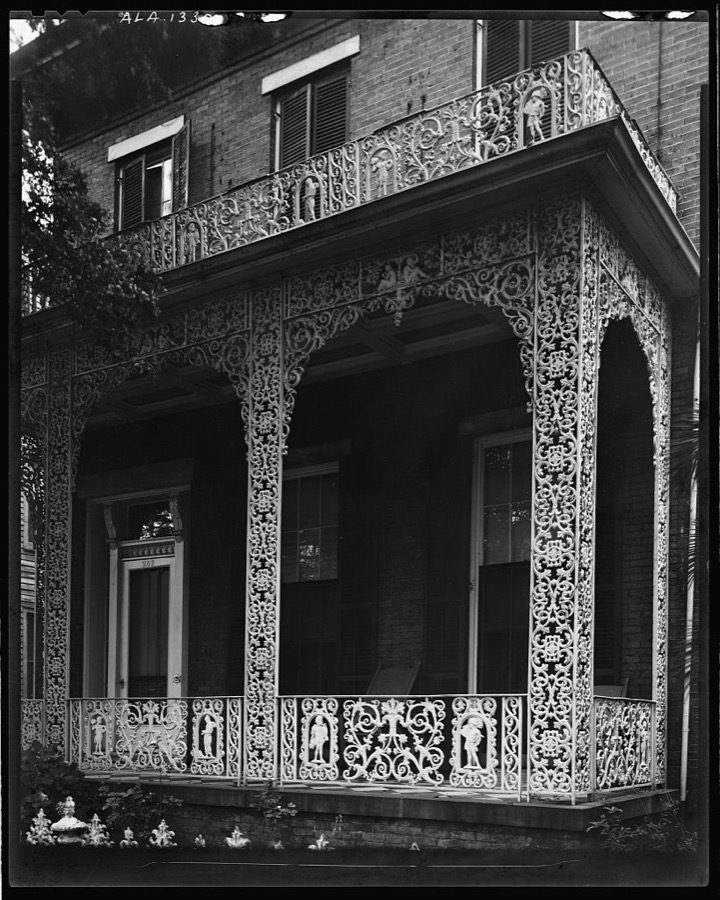 McMillan House, 256 Joachim St., Ironwork, Mobile, Mobile County, Alabama